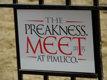 Preakness sign