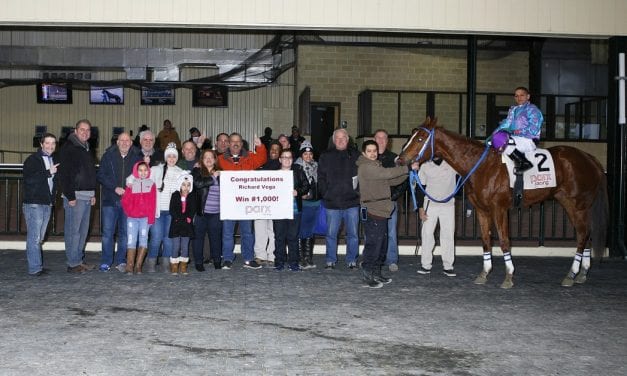 Parx sweep nails Richard Vega