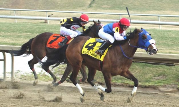 A week after scary spill, jock Katie Davis earns first stake win