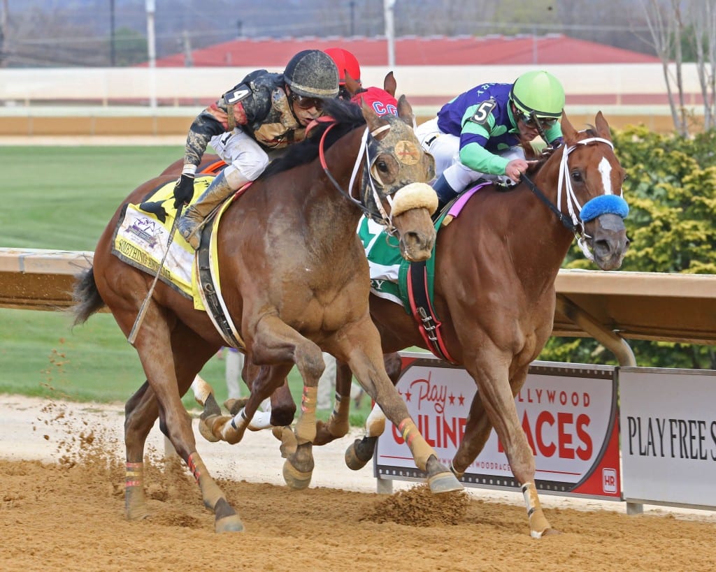 SOMETHING AWESOME – Charles Town Classic G2 – 10th Running – 04-21-18 – R11 – CT – Finish 02 Something Awesome
