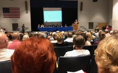 Colonial Downs: Packed town hall welcomes rebirth of track