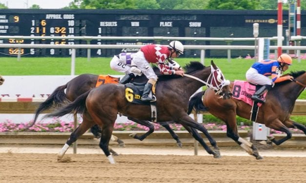 Servis has double-barreled “Blue” for Delaware Oaks