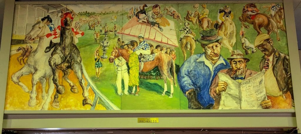 pimlico murals-the preakness Pimlico mural
