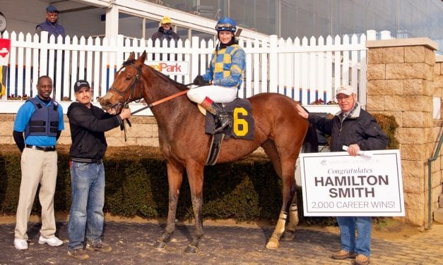 Hamilton Smith earns 2,000th training victory