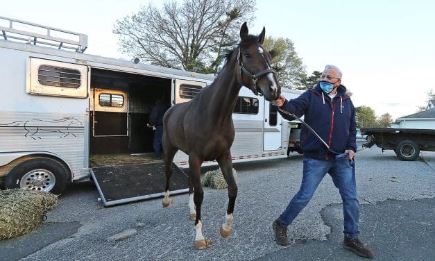 Monmouth Park sees first arrivals