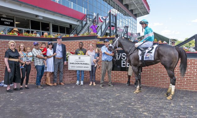 Smiles all around as Sheldon Russell, Hello Beautiful win Alma North