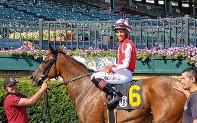 Jockey Jaime Rodriguez goes 5-for-5 at Delaware