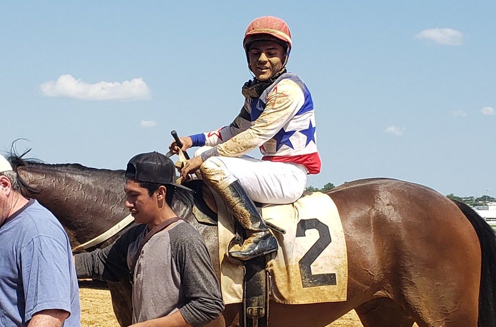 Jockey Walter Rodriguez nets first win
