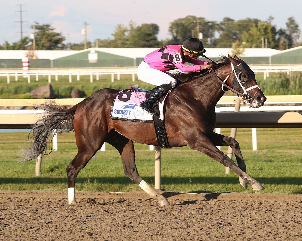 Best Actor was much the best in the Grade 3 Smarty Jones. Photo by Nikki Sherman/EQUI-Photo. Best Actor