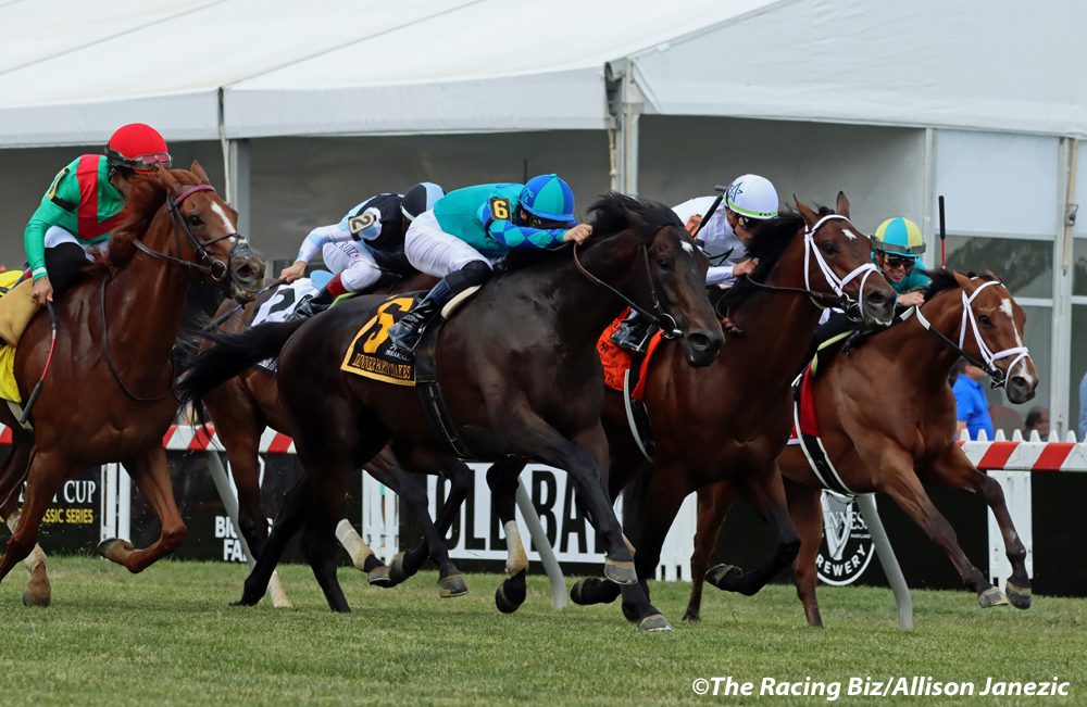 Never Explain gives McGaughey fifth Dinner Party win