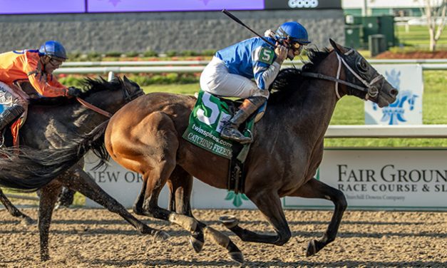 Triple Crown: Catching Freedom rallies to Louisiana Derby win