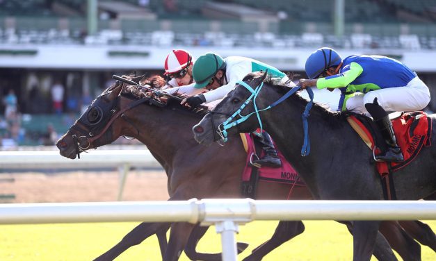 Twirling Point, Dettori score in Jersey Derby