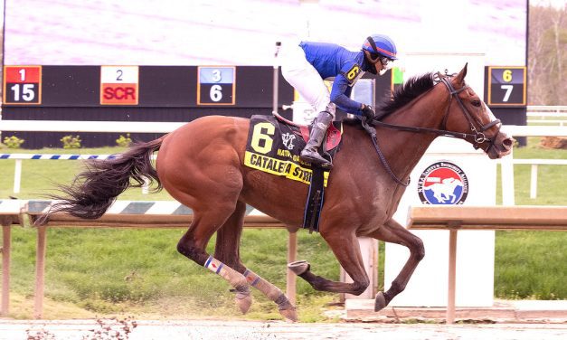 Cataleya Strike rallies to first stakes win in Native Dancer