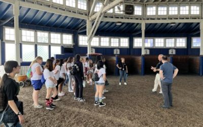 Emergency management camp group visits Laurel Park